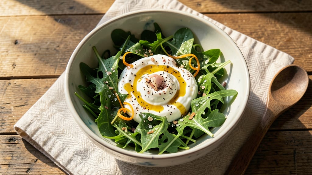 Baby Arugula Salad Recipe: Peppery Freshness With Creamy Lemon Twist