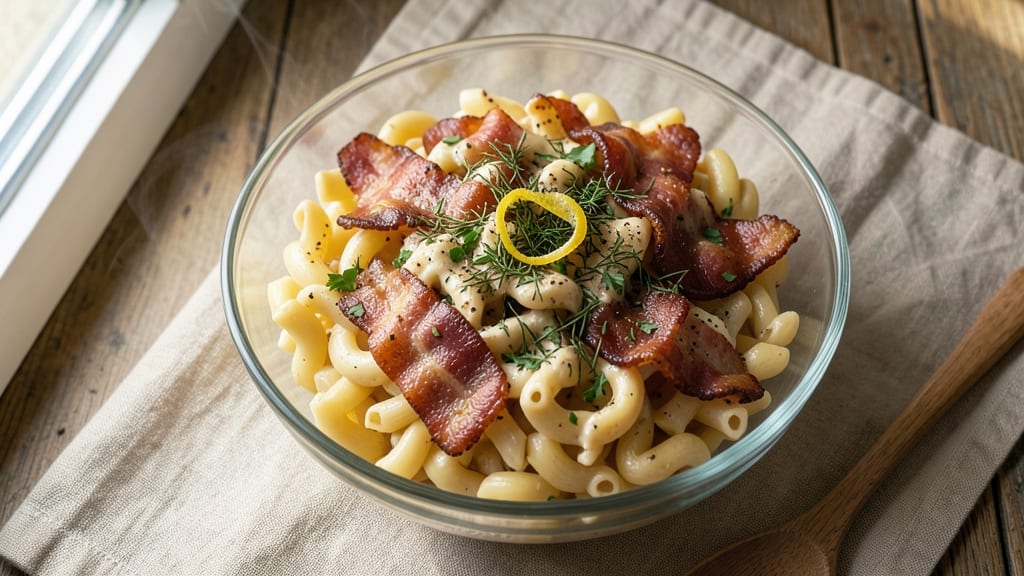 Bacon Ranch Macaroni Salad Recipe: Smoky Crunch Meets Creamy Herb Bliss