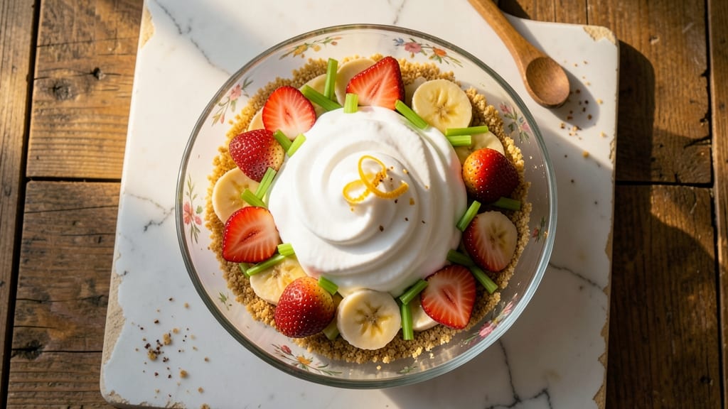 Angel Fluff Salad Recipe: Celery Crown Crunch Meets Creamy Herb Clouds