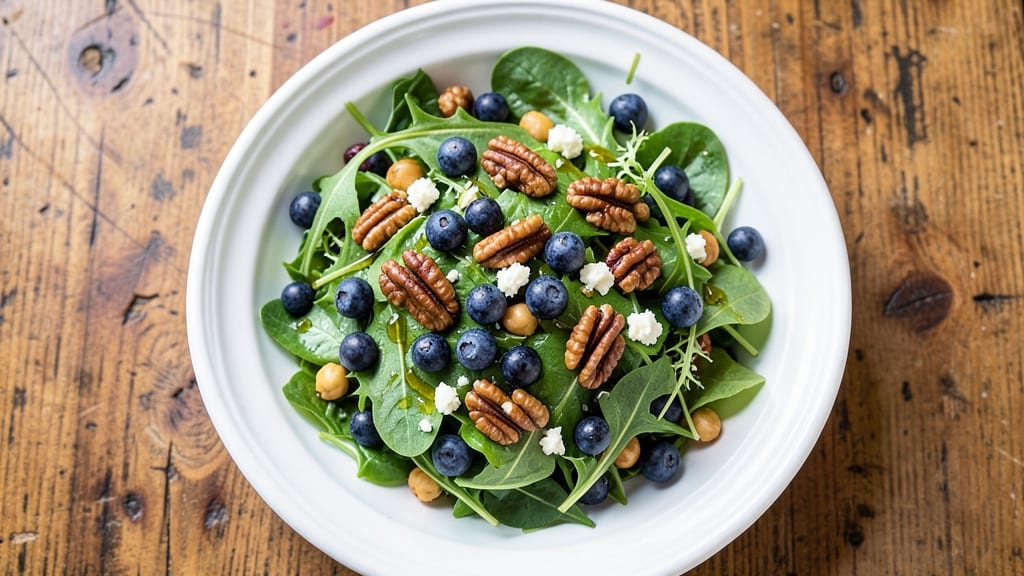 Blueberry Walnut Salad Recipe: Sweet-Tart Balance With Nutty Crunch