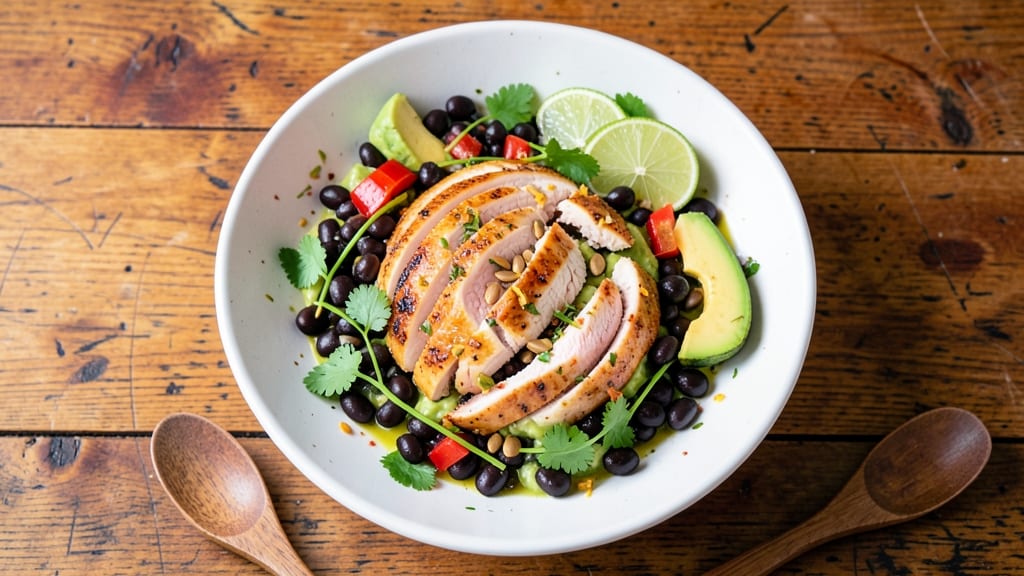 Black Bean Chicken Salad Recipe: Protein-Packed Crunch With Smoky Avocado Twist