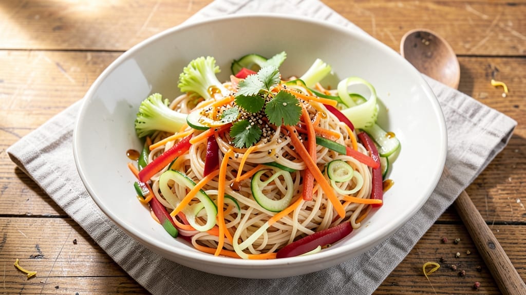 Asian Noodle Salad Pioneer Woman Recipe: Crisp Celery Crowns and Tangy Sesame-Lime Zing