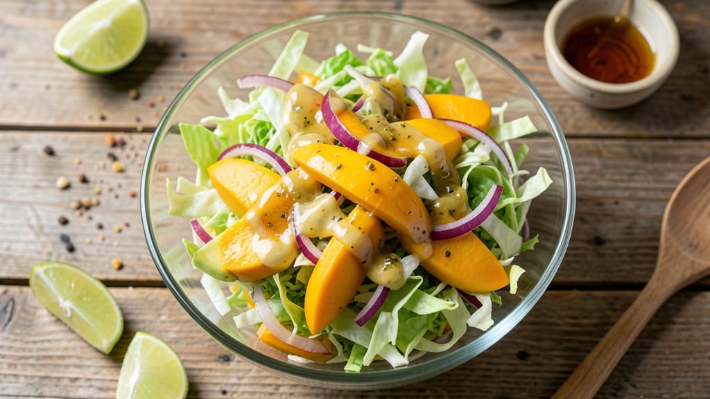 Cabbage Mango Salad Recipe: Tropical Crunch With Zesty Lime Dressing