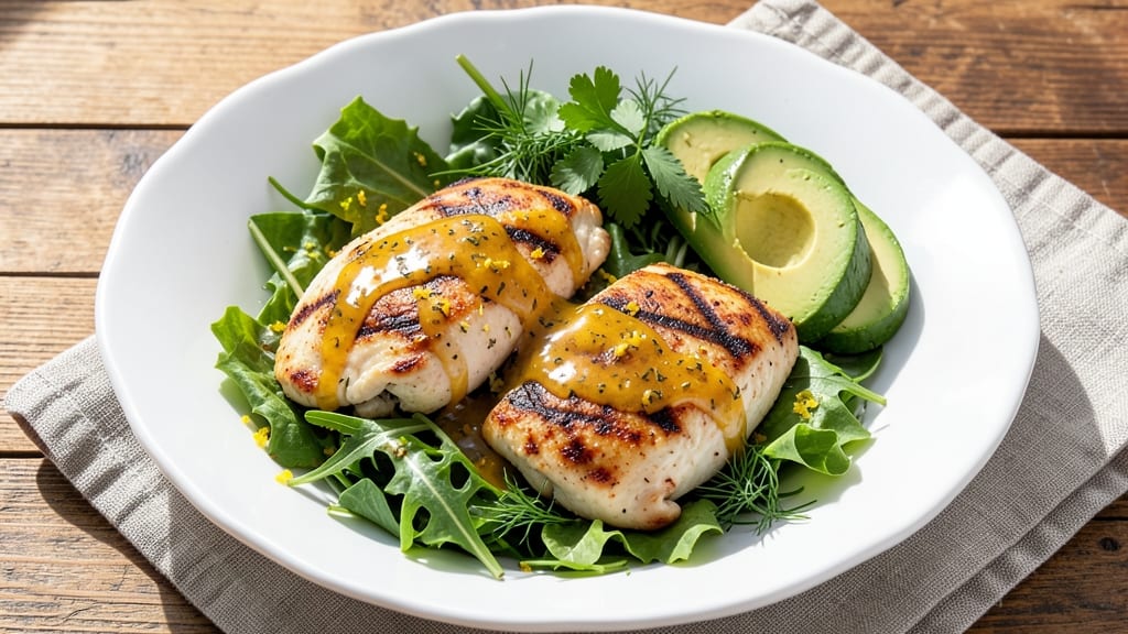 Barefoot Contessa's Grilled Lemon Chicken Salad Recipe: Zesty Herb Magic in 20 Minutes