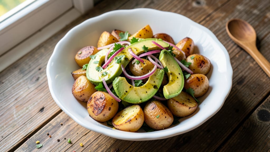 Avocado Potato Salad Recipe: Creamy Avocado Twist on Classic Crunch
