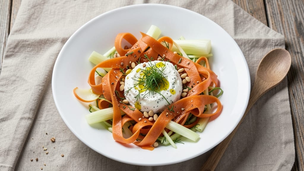 Barefoot Contessa Carrot Salad Recipe: Celery Crown Crunch with Herbed Cream Cheese Bliss
