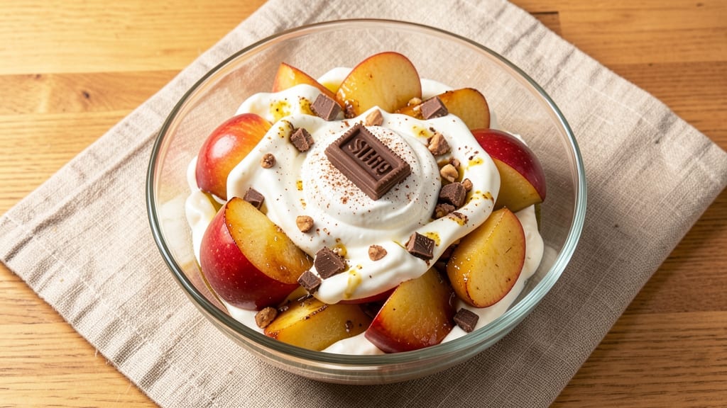 Apple Snickers Salad Recipe With Cream Cheese: Caramelized Apples and Nutty Crunch Fusion