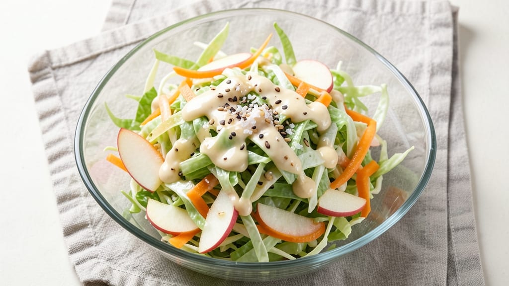 Cabbage Coleslaw Salad Recipe: Crisp Shreds and Zesty Mayo Magic