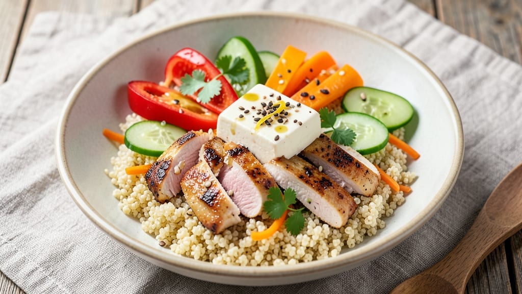 Bento Salad Recipe: Layered Crunch and Creamy Herb Harmony