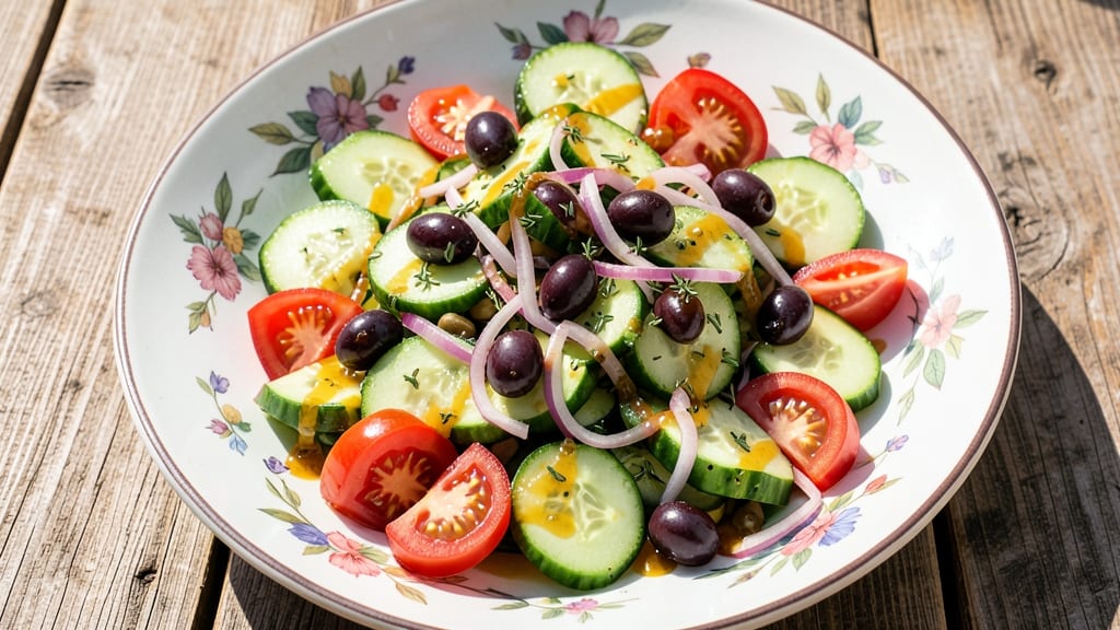 Greek Salad Recipe With Red Wine Vinegar: Bright, Crisp, and Tangy in 15 Minutes