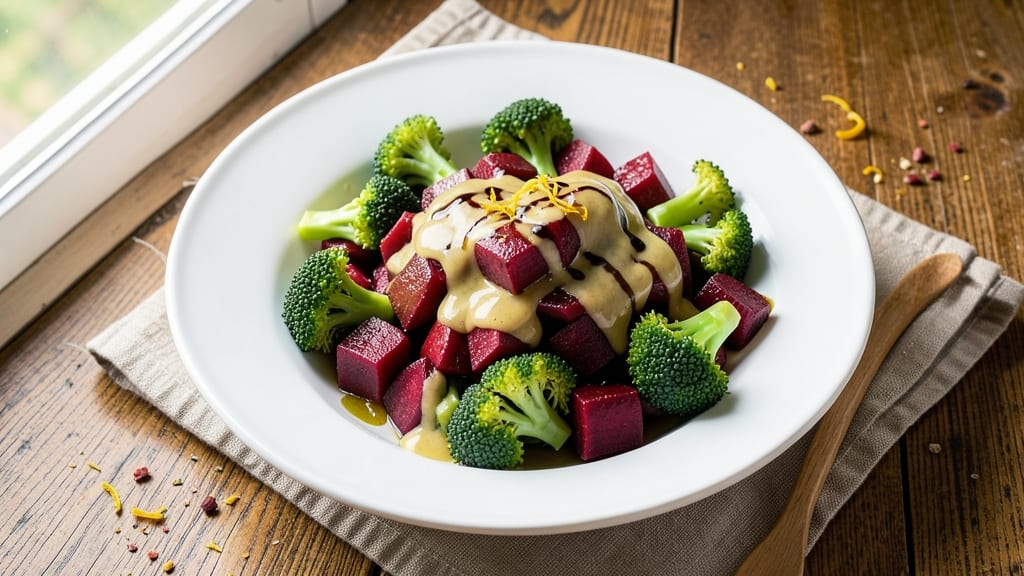 Beetroot and Broccoli Salad Recipe: Earthy Sweetness Meets Crisp Roasted Bites