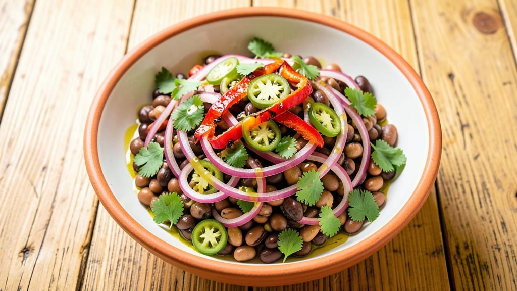 Vegan Mexican Bean Salad Recipe: Zesty Lime and Cilantro Crunch in 15 Minutes