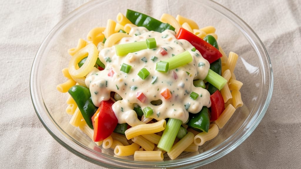 Flanigan's Pasta Salad Recipe: Classic Diner Crunch With Tangy Mayo Twist