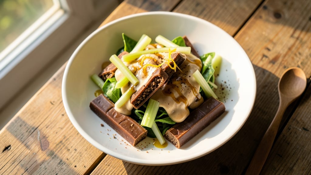 Butterfinger Salad Recipe: Nutty Chocolate Crunch Over Creamy Celery Crowns