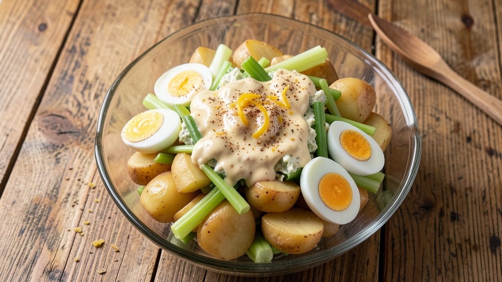 Big Bob Gibson Potato Salad Recipe: Vinegar-And-Mayo Balance That Stays Creamy