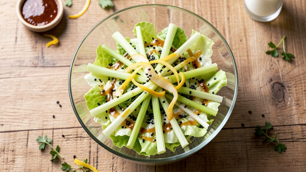 Benihana Ginger Salad Recipe: Celery Crown Crunch Meets Zesty Ginger Heat