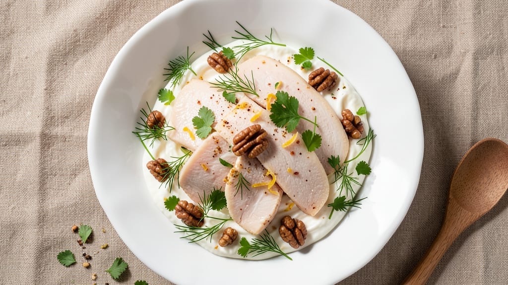 Basic Chicken Salad Recipe No Celery: Crunchy Walnut and Herb Cream Cheese Bliss