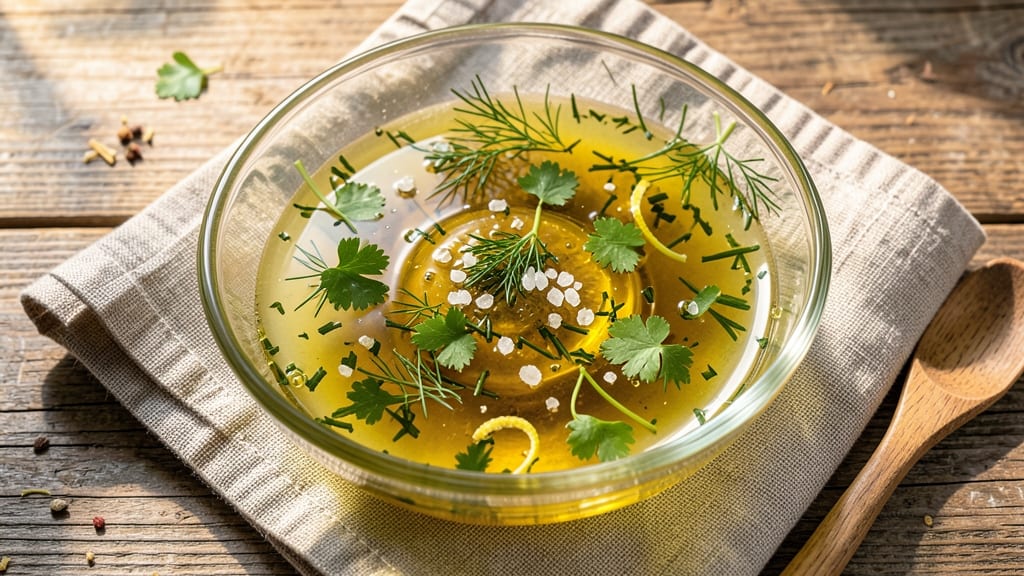 Basic Pasta Salad Dressing Recipe: Bright Lemon-Herb Vinaigrette With No Mayo