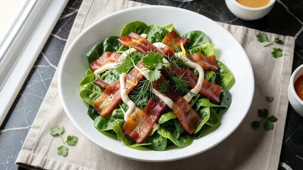Brutus Salad Recipe: Smoky Bacon and Creamy Herb Cream Cheese Fusion