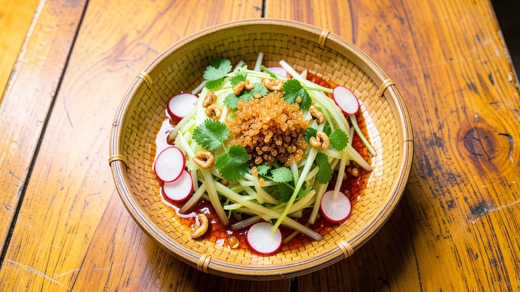 Burmese Green Papaya Salad Recipe: Tangy, Spicy, and Crunchy Balance