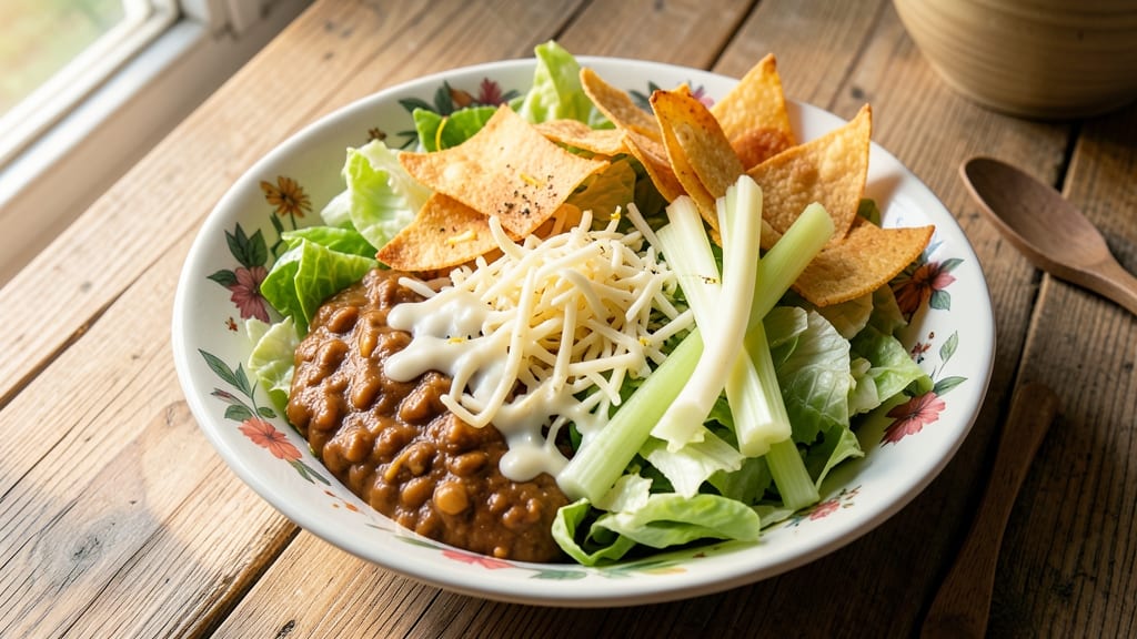 Bandera Salad Recipe: Texas-Style Layers of Creamy Ranch and Crunchy Celery Crowns
