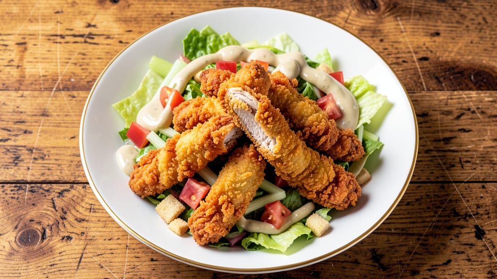 Applebee's Fried Chicken Salad Recipe: Crunchy Celery Crowns Over Crispy Chicken Bliss