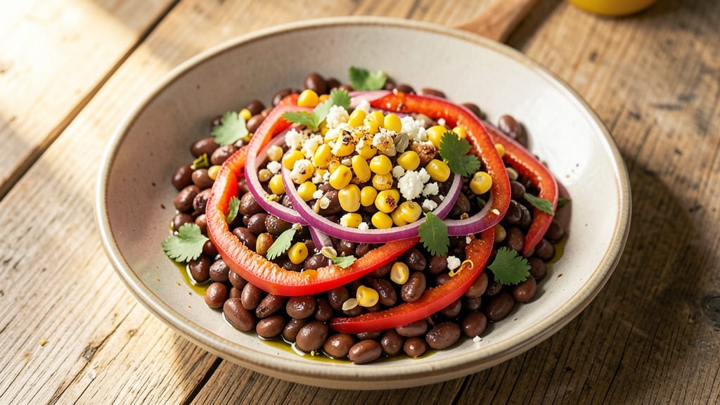 Black Bean Salad Recipe Vegan: Protein-Packed Crunch in 15 Minutes