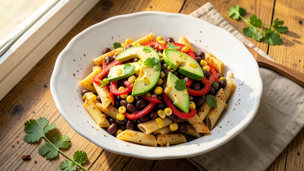 Black Bean and Corn Pasta Salad Recipe: Bold Southwestern Vibes in 20 Minutes