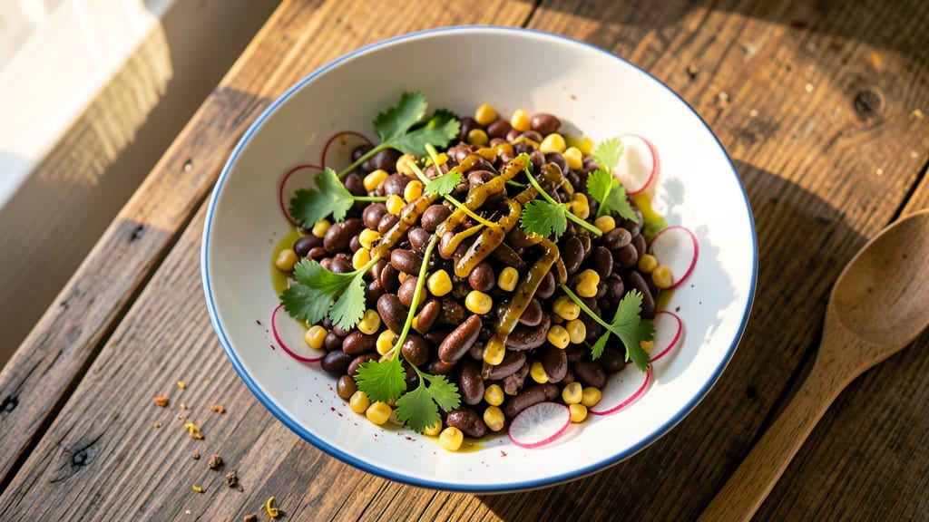 Black Bean Corn Cilantro Salad Recipe: Zesty Lime and Cumin Brightness in 15 Minutes