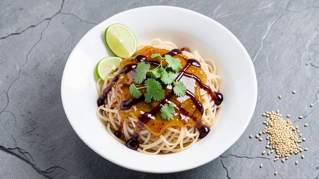 Asian Noodle Salad Dressing Recipe: Bright Lime-Tamarind Balance With Nutty Toast