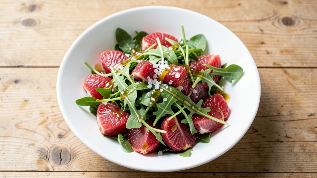 Arugula Grapefruit Salad Recipe: Bright Citrus Crunch With Peppery Greens
