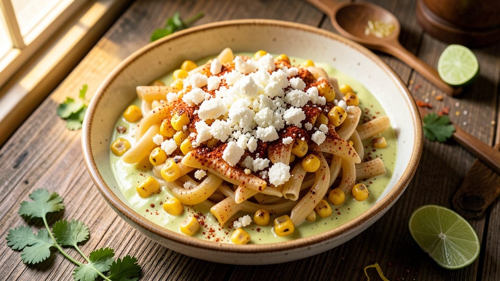 Authentic Mexican Street Corn Pasta Salad Recipe: Charred Corn and Cotija Crunch Magic