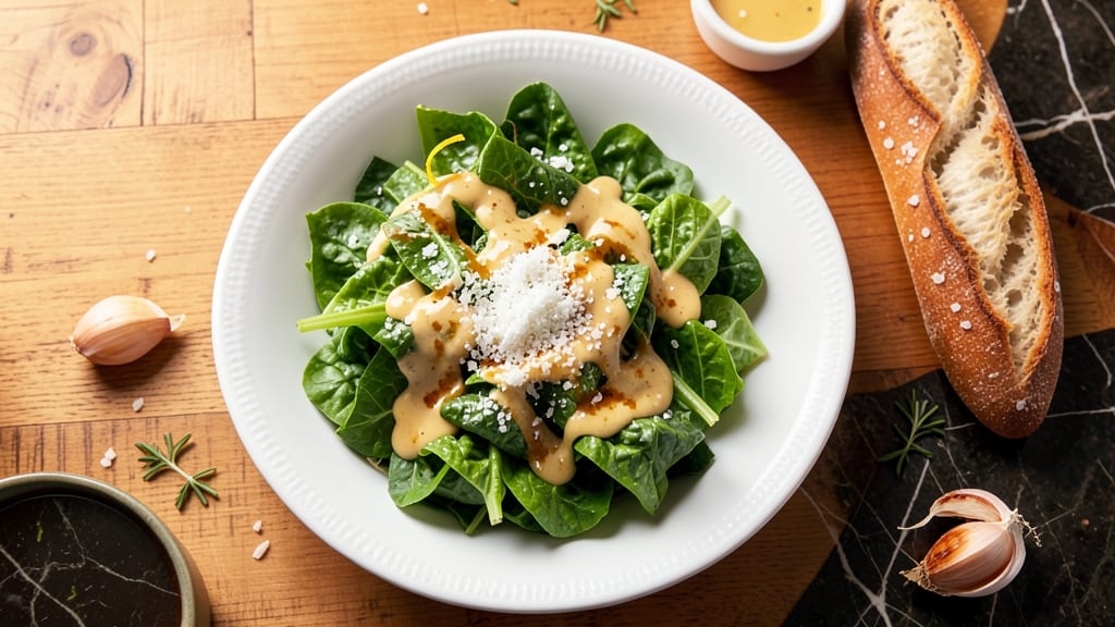 Caesar Salad Recipe: Crispy Croutons and Parmesan Magic