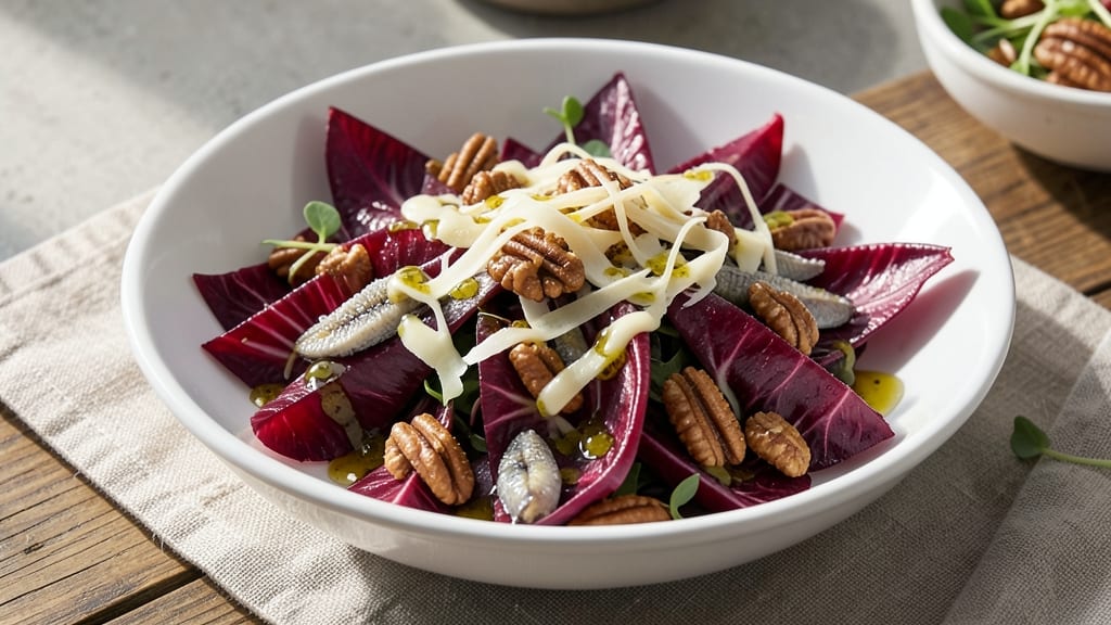 Angler Radicchio Salad Recipe: Bitter-Sweet Crunch With Nutty Pecan Magic