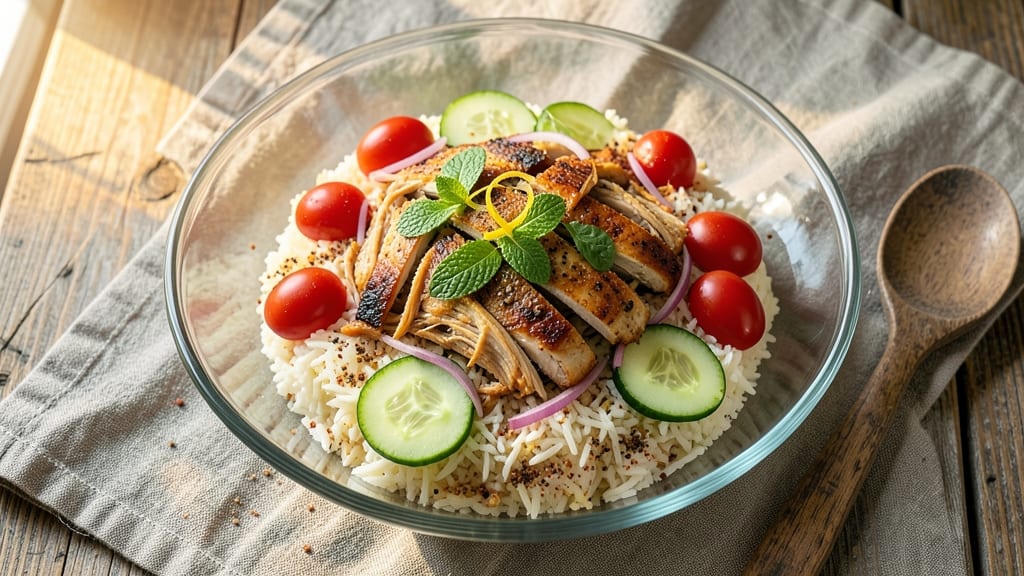 Biryani Salad Recipe: Fragrant Spiced Rice Meets Crunchy Veggie Bites