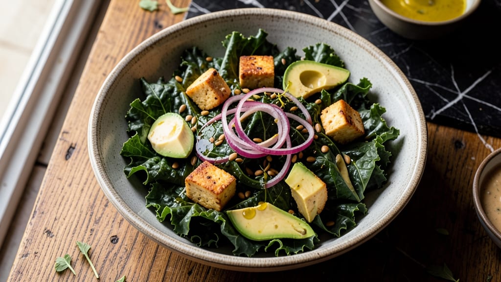 Black Kale Salad Recipe: Smoky Pepitas and Tangy Lemon Vinaigrette Crunch