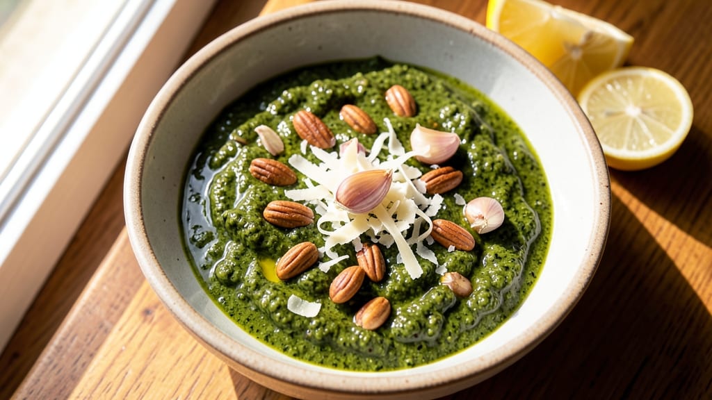 Basil Pesto Salad Dressing Recipe: Fresh Herb Zing in 5 Minutes
