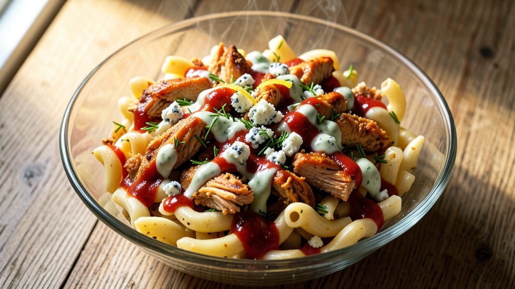 Buffalo Chicken Macaroni Salad Recipe: Bold Heat Meets Creamy Cool