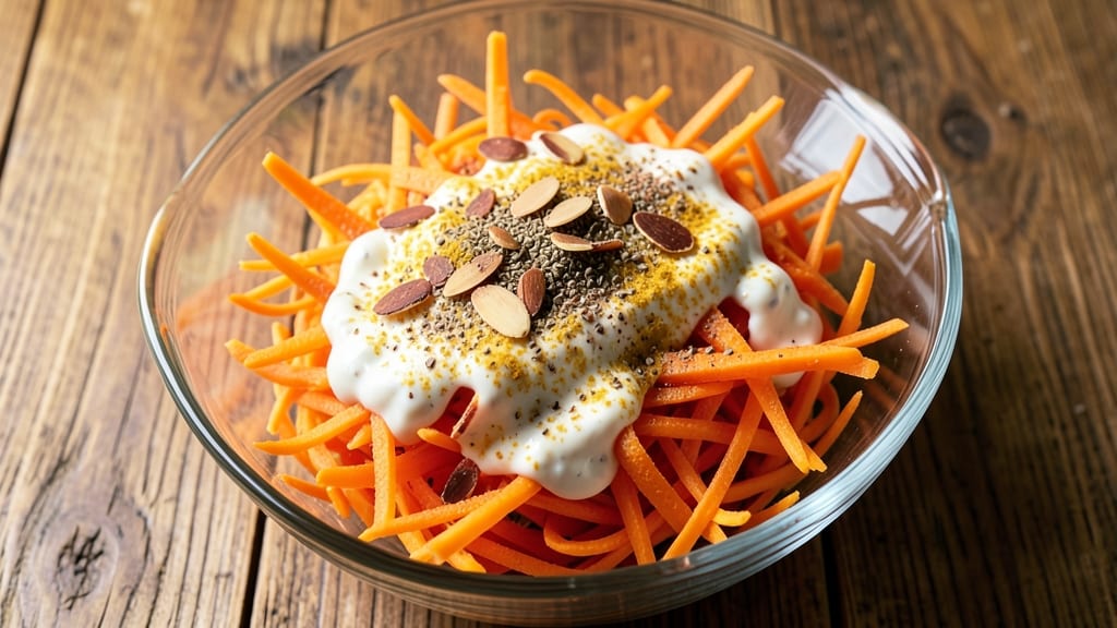 Bombay Carrot Salad Recipe: Spiced Yogurt Zing with Toasted Nut Crunch