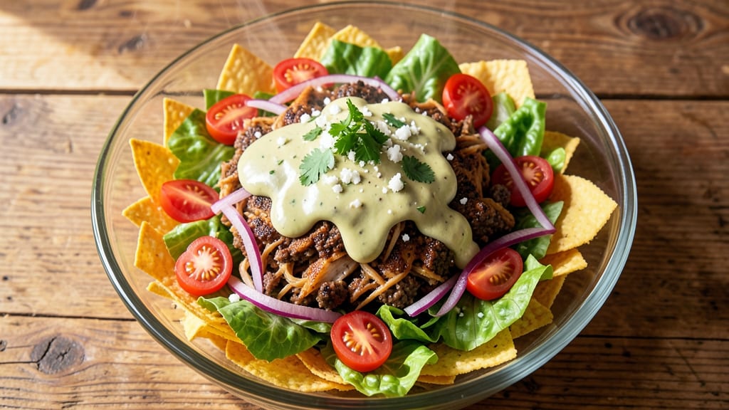 Authentic Taco Salad Recipe: Crunchy Shells and Smoky Layers