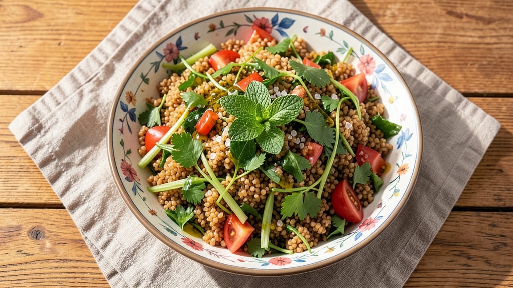 Authentic Lebanese Tabbouleh Salad Recipe: Bursting With Fresh Parsley and Crisp Celery Crunch