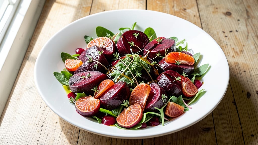 Beet and Blood Orange Salad Recipe: Vibrant Sweet-Tart Balance With Crisp Greens