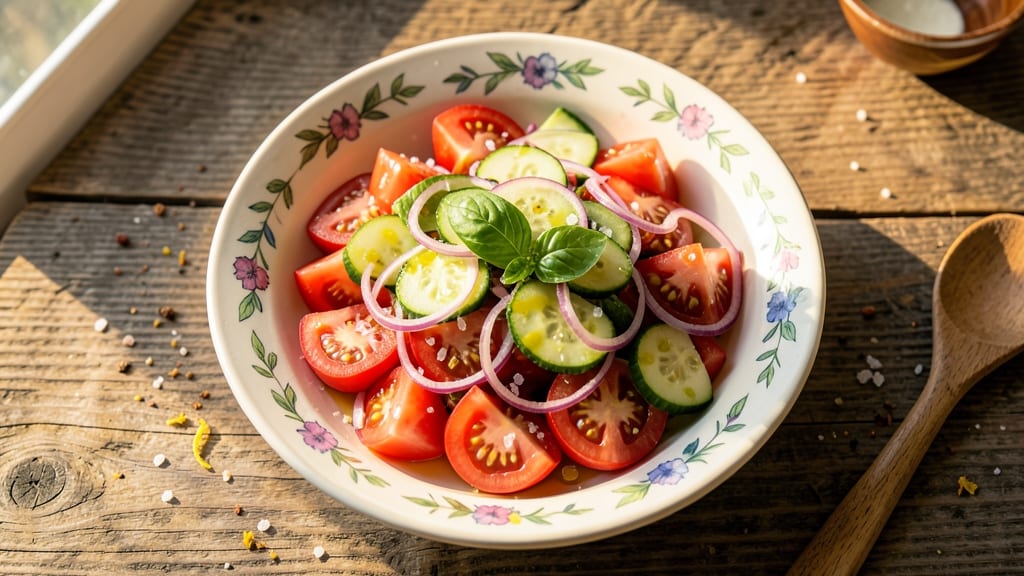 Basic Tomato Salad Recipe: Bright Acidic Crunch With Zero Effort