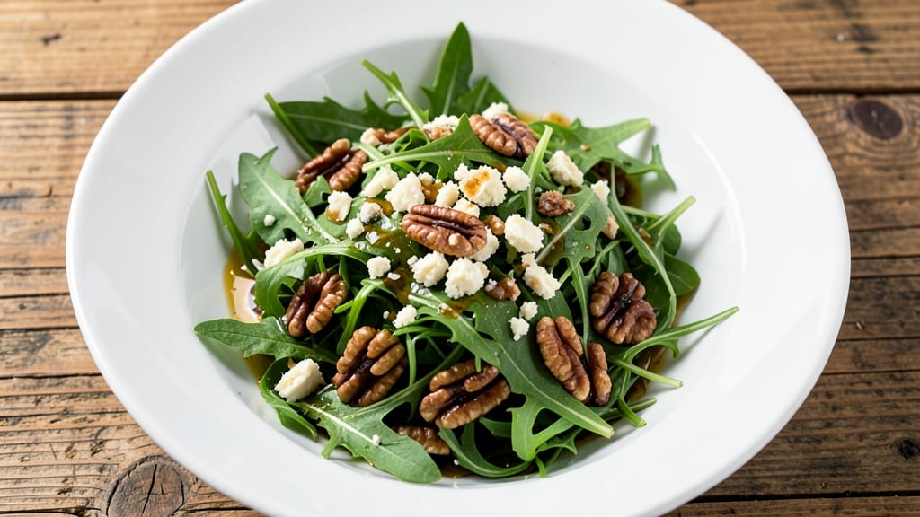 Arugula Gorgonzola Salad Recipe: Bold Bite of Creamy Cheese and Peppery Greens