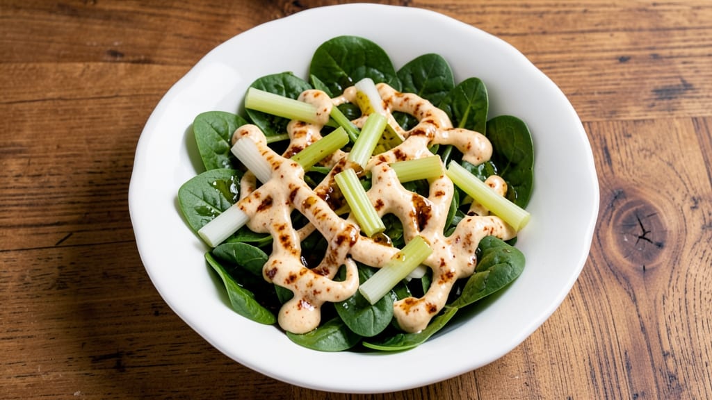 Bravo House Salad Recipe: Smoky Chipotle Cream Cheese with Crisp Celery Crowns