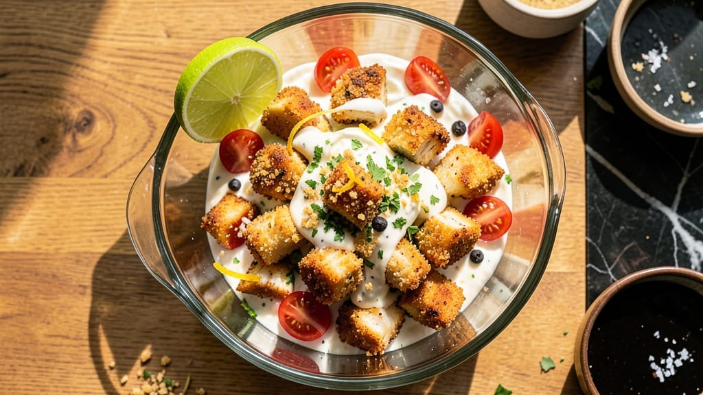 Cafe Rio Chicken Salad Recipe: Lime-Cilantro Zing with Crispy Chicken Bites