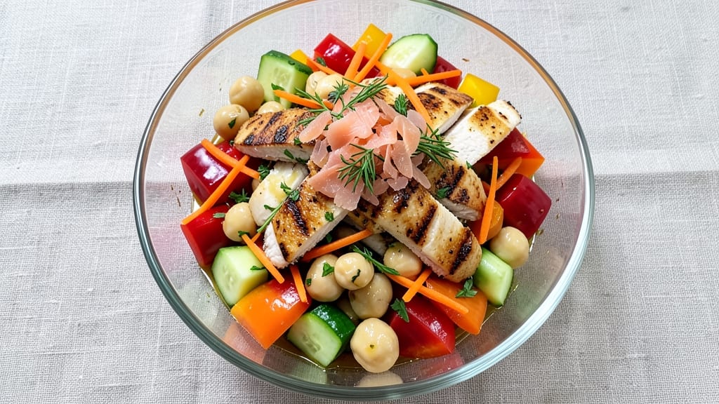 Chopped Salad Recipe No Lettuce: Hearty Protein-Packed Bites in 10 Minutes