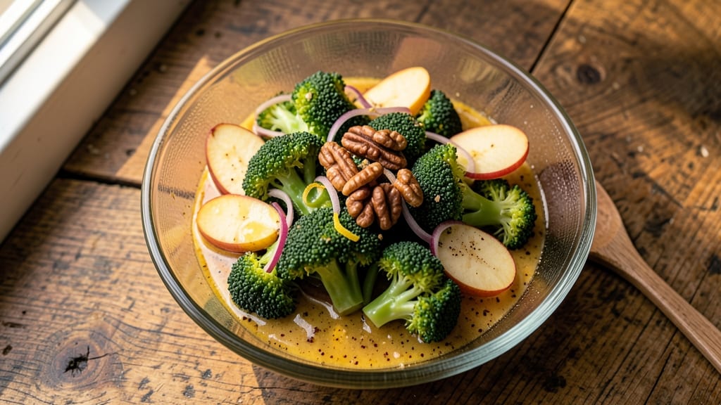 Broccoli Pear Salad Recipe: Sweet and Peppery Crunch Balance