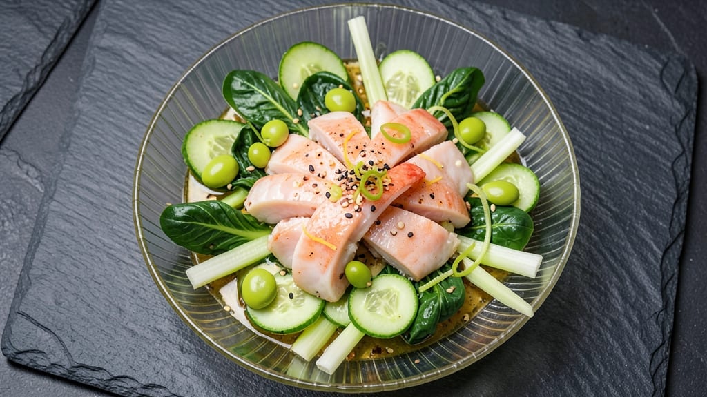 Asian Lobster Salad Recipe: Citrusy Yuzu Dressing and Crisp Celery Crowns