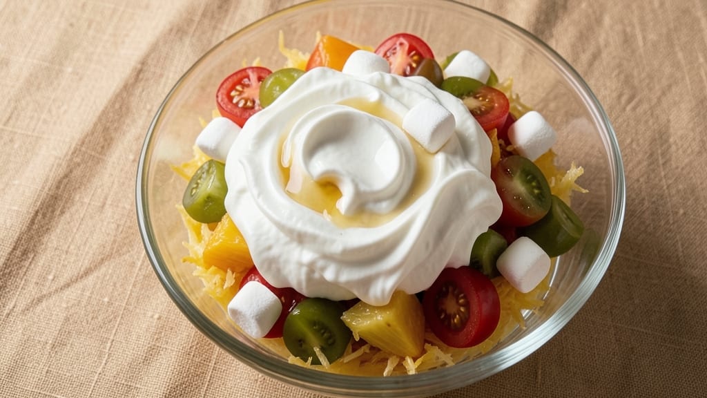 Ambrosia Salad Recipe With Cool Whip And Fruit Cocktail: Layered Sweetness That Transforms Any Gathering